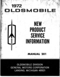 Previous Page - New Product Service Information Manual 201 January 1972